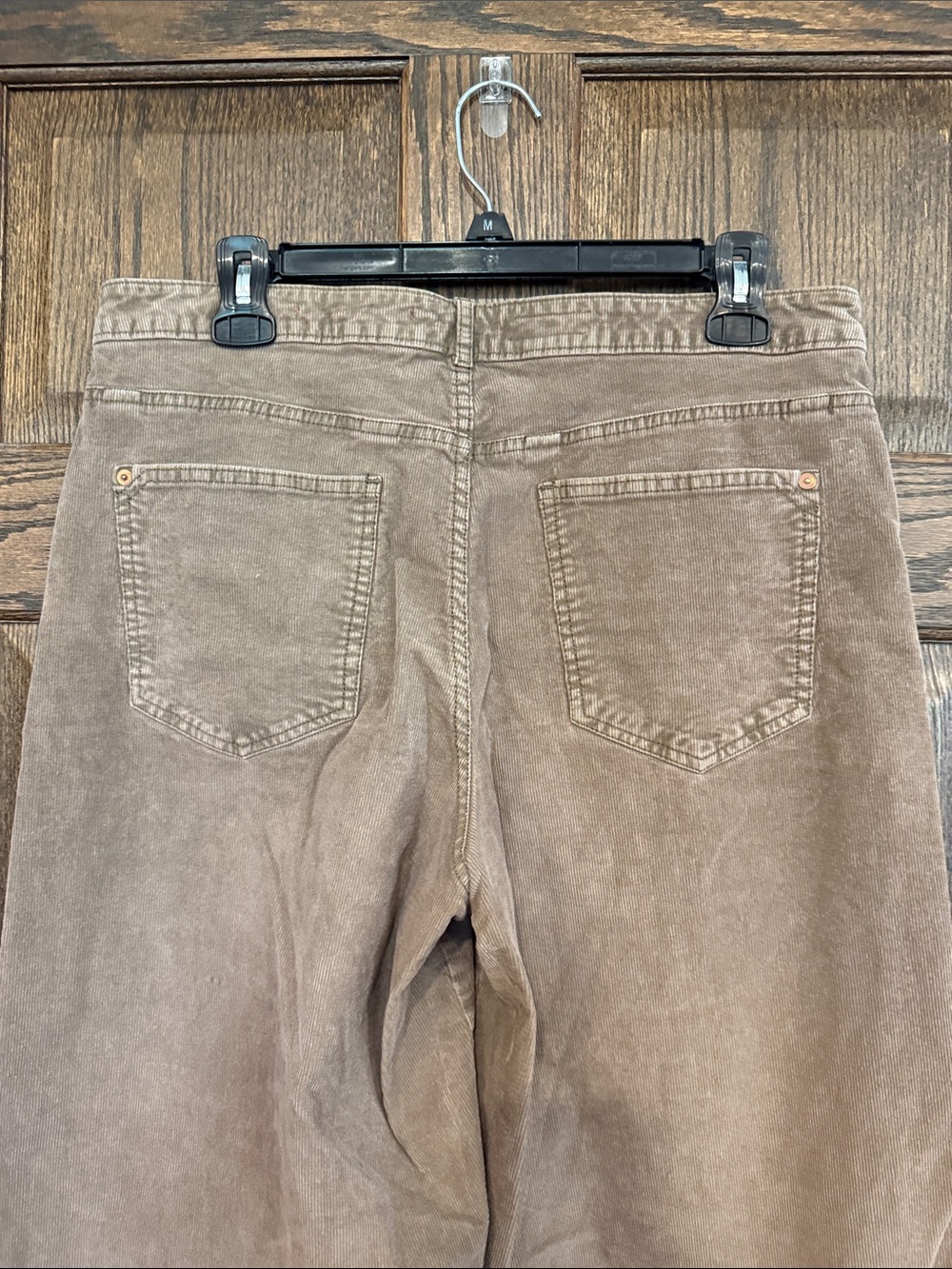 Pilcro Wide-Leg Baggy Corduroy Jeans in Light Brown Size 31 - Picture 8 of 12